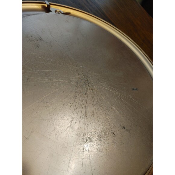 VTG 50s West Bend Rosey Copper Colored Metal locking Cake Carrier 14.5" dia. - Picture 11 of 16